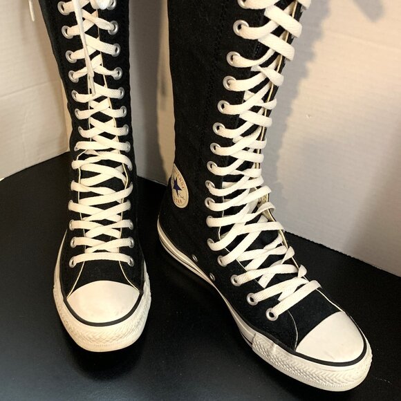 Unisex Converse All Star Chuck Taylor  VINTAGE  Zip-Up Boots Sz 6 mens 8 womans - Picture 2 of 6